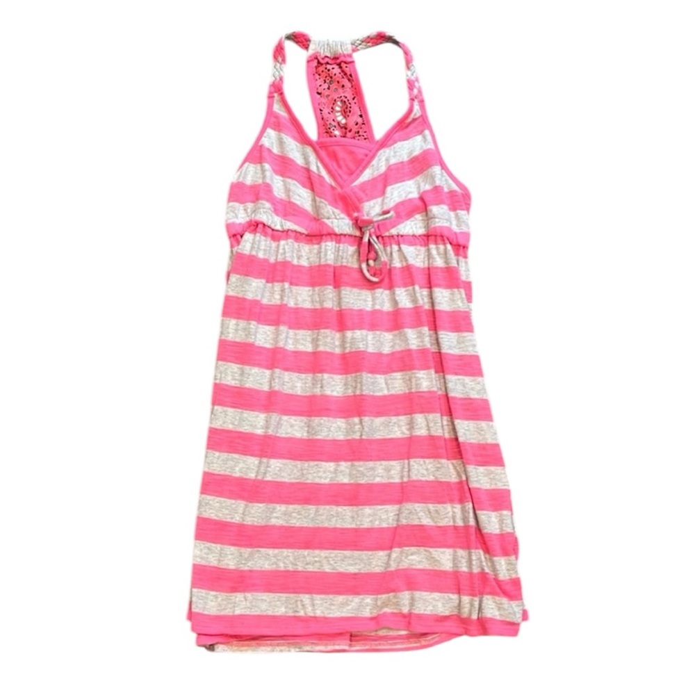3/$10 ☀️ Justice | EUC Striped Racerback Coverup Dress